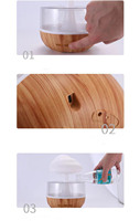 Goutte de pluie champignon humidificateur diffuseur magique nuage humeur lumière diffuseur d'huile essentielle pour voiture hôtel ménage Portable