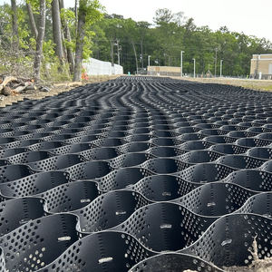 Géocell en plastique HDPE texturé et perforé, prix fabricant, grille de <span class=keywords><strong>gravier</strong></span>, géocell pour route - Product Image 4