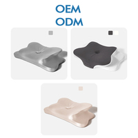 Oreiller papillon SUREWALHOME, oreiller cervical pour les dormeurs sur le côté, oreiller de soutien du cou en mousse à mémoire de forme à récupération lente