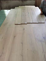 Plancher en placage de chêne multicouche Foshan, finition huilée brossée, surface rustique, qualité supérieure