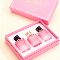Lot de flacons de parfum miniatures neufs en gros, flacons carrés plats à sertir 30ML 50ML 100ML en verre avec boîte