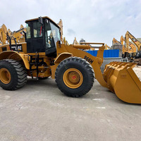 Loader Bekas CAT 966 Backhoe 4x4 Penggerak Roda Empat Mesin Cummins Wheel Loader untuk Pertanian dan Konstruksi