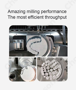 Machine de fraisage dentaire à 5 axes à broche unique verticale Siemens, pour abutments et prothèses dentaires, robuste, haute précision, modèle Chorway <span class=keywords><strong>Vinson</strong></span> 5H - Product Image 5
