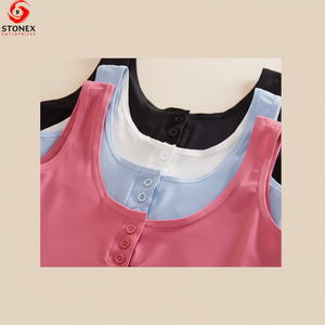 Meilleurs débardeurs d'été pour femmes, personnalisables par le fabricant, de haute qualité, décontractés, unis, respirants, à séchage rapide, en tricot - Product Image 1