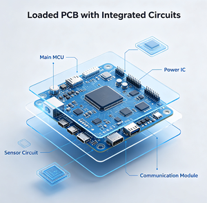 Placa de Circuito Impreso (PCB) con Componentes Electrónicos, Ensamblaje SMT PCBA, para Automatización, IoT y Equipos Inteligentes - Product Image 5