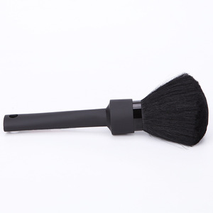 Cepillo para el cabello con cerdas de nailon suaves, forma de paleta, herramienta negra para el cuidado del cabello en salón - Product Image 3