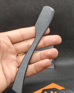 SAAQAANS ENTERPRISES SQ-0071 Custom Logo Japanese Style Men's Stainless Steel Black <b>Single</b> Edge Half <b>Blade</b> Barber Safety <b>Razor</b> - Product Image 3