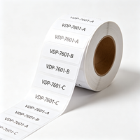 Étiquettes à données variables Haoxuan OEM, papier semi-brillant, impression numérique, autocollants adhésifs pour la gestion des informations produit