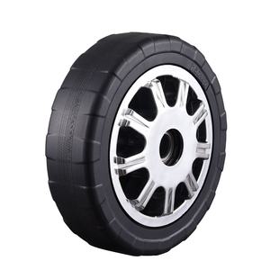 Edelstahl rollen 6 "Fest platte Hochleistungs-<span class=keywords><strong>PU</strong></span>-Polyurethan European12532 Edelstahl räder Nachlauf - Product Image 4