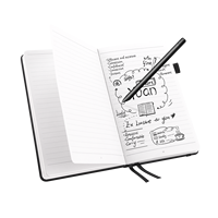 Carnet intelligent A5 en cuir avec reconnaissance d'écriture, synchronisation cloud, accessoire d'écriture numérique, magnétique, Bluetooth