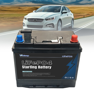 नया आगमन 12 वी 800ccca 5a 60ah Lfp स्टार्टर बैटरी कोल्ड क्रैकिंग कार शुरू करना बंद करना - Product Image 1
