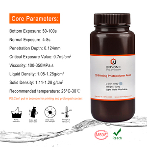 Eritone stampa 3D <span class=keywords><strong>resina</strong></span> lavabile con acqua grigia 405nm <span class=keywords><strong>resina</strong></span> stampa 3d <span class=keywords><strong>resina</strong></span> colabile per stampante 3d - Product Image 3