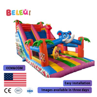 Château gonflable en PVC, équipement de parc de trampolines gonflables, conçu professionnellement, adapté aux parcs de trampolines