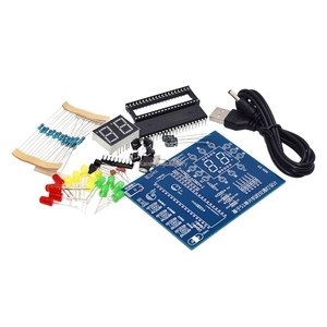 Controlador de semáforo electrónico, kit de bricolaje, entrenamiento de habilidades electromecánicas, chip STC89C52, microordenador, <span class=keywords><strong>laboratorio</strong></span> estudiantil - Product Image 2