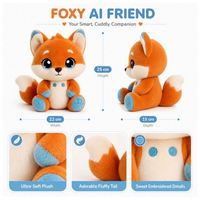 Peluche interactive parlante et douce pour le développement, compagnon de croissance, jouet câlin