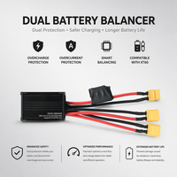Contrôleur égaliseur intelligent actif double batterie Yolin 48V 20A/30A, convertisseur de décharge, équilibreur pour batterie lithium Vélo Électrique