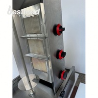 Machine à shawarma commerciale, machine à shawarma au gaz, machine à shawarma au poulet, prix