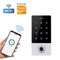 Wi-fi Tuya étanche RFID PIN clavier tactile contrôle d'accès avec sonnette DC 12V contrôle d'accès Wiegand