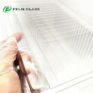 FELIX Custom Industrial Solid Tempered Glass <b>Sheet</b> High Light Transmission Ultra Thin Clear Transparent Design Display Screen - Product Image 1