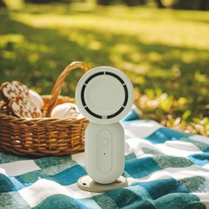 Ventilador de Mano Portátil de Diseño Elegante con Batería de Larga Duración, 3 Velocidades, Viento Potente y sin Aspas para Uso en Casa, Auto y RV - Product Image 2