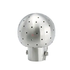 Hygienic food grade Sanitary Bolted Tank Cleaning Stainless Steel 304 SS316L nozzle Fixed Cleaning Spray Ball