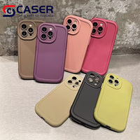 Coque Téléphone Simple Bouffante Chaud du Fabricant avec Trou de Protection pour Caméra, Couleur Pure, pour iPhone 16 Pro Max Plus Pro 15 14 13