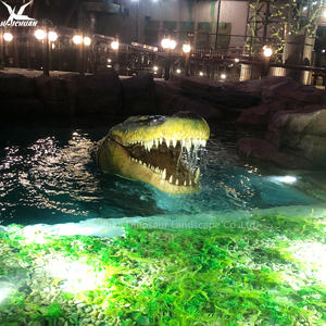 <span class=keywords><strong>Cocodrilo</strong></span> Animatronic a prueba de agua de tamaño natural, gran <span class=keywords><strong>Robot</strong></span>, escultura de <span class=keywords><strong>cocodrilo</strong></span> Animal para centros comerciales, casas de juegos, Parque salvaje, jungla - Product Image 6
