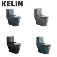 Tornade en céramique au design moderne en or de luxe et plancher de chasse d'eau sans rebord debout p piège cuvette de toilette face murale et ensemble de bidet