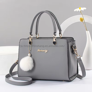 Wholesale Ladies High Quality Hot Selling Trendy Latest Designer Bags Ladies Crossbody Women's Handbags With Hair <b>Ball</b> - Product Image 4