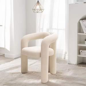 Trendy Black Dressing <b>Stool</b> Foam Filled Living Room Chair Modern Lounge Seat - Product Image 4