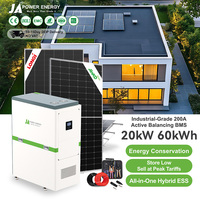 Plateforme Énergétique Hybride Tout-en-un JApower 20kW 60kWh avec Batterie Solaire au Lithium et Onduleur Deye pour Recharge de Véhicules Électriques et Grands Bâtiments