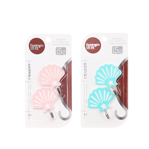 <span class=keywords><strong>Mini</strong></span> nhựa đầy màu sắc acrylic vỏ tường treo <span class=keywords><strong>hook</strong></span> - Product Image 2