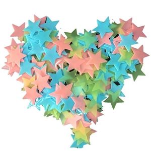 Pegatinas de Estrellas 3D de Plástico que Brillan en la Oscuridad, Luminosas y Fluorescentes para Venta al Por Mayor - Product Image 2