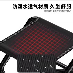 <b>Folding</b> <b>Stool</b> Aluminum Rectangular Foldable Outdoor Camping Chair Garden Use - Product Image 5