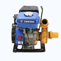 Pompe Auto-amorçante Dinking 1,5" à Haut Débit, Moteur à Essence Portable pour Eau Claire 87cc, Vente Directe Usine, QDZ40-36