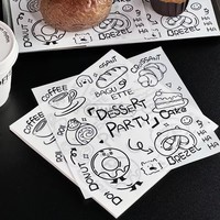 Emballages Personnalisés Imprimés avec Logo Écologiques Revêtus PE Simple Face de Qualité Alimentaire Anti-Graisse Papier Huilé Anti-Graisse pour Pain Papier de Cuisson pour Pain