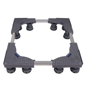 Soporte de carro doble portátil para <span class=keywords><strong>lavadora</strong></span> <span class=keywords><strong>secadora</strong></span> Base de refrigerador cuadrada de plástico para <span class=keywords><strong>lavadora</strong></span> Piezas de electrodomésticos de lavandería - Product Image 3