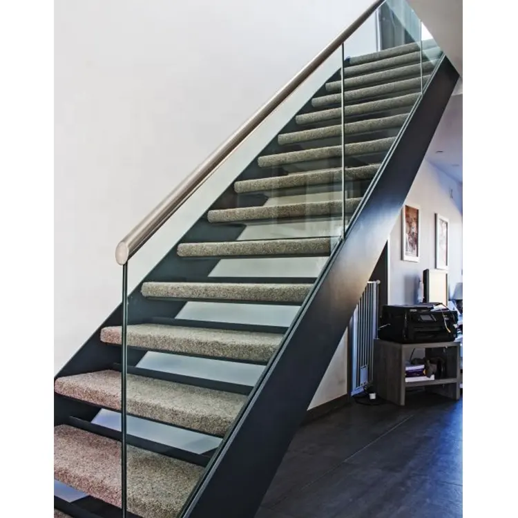 المعادن في الهواء الطلق الدرج السلالم الحديثة المطاوع درج مصنوع من الحديد التصميم الداخلي الدرج على التوالي