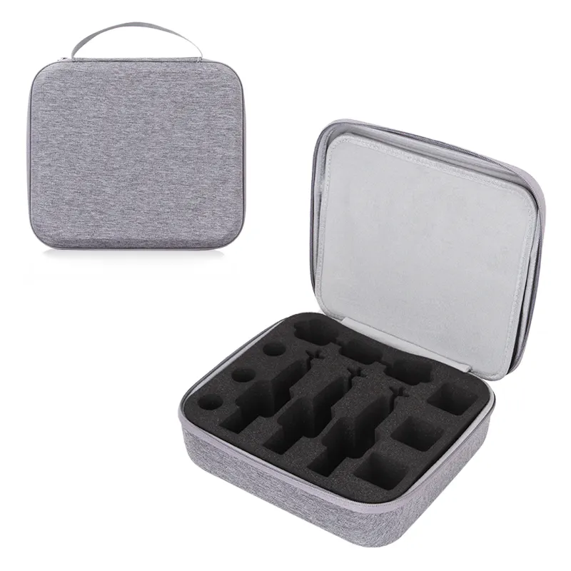 Custom Hard Shell EVA Foam Zipper Tool Carry Case For protection Portable Travel Eva Case
