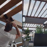 Support de poutre pour 2x4 45 °   Supports de persiennes à fixation frontale, revêtement noir en poudre, pour poutres