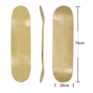 Nhà Máy Bán buôn tùy chỉnh 31*8inch 7 lớp 100% Canada <span class=keywords><strong>Maple</strong></span> đôi cong ván trượt - Product Image 6