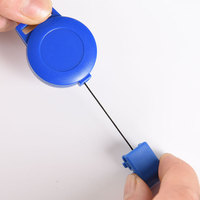 Bobine à Badge rétractable ABS Yoyo avec Logo OEM, article personnalisable directement à l'usine, 50 pièces, 32mm, mélange de couleurs, matériau de Type original