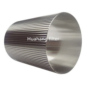 Elemento filtrante de alambre de cuña de acero inoxidable resistente a la corrosión de alta precisión de filtración para filtración de líquidos - Product Image 5