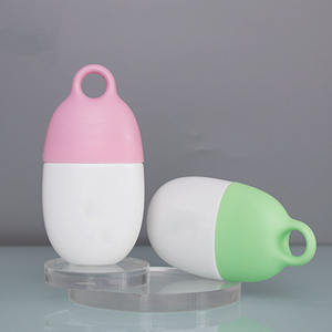 ขวดครีมกันแดดแบบฉีดพลาสติก PP พกพาสะดวกสำหรับเดินทาง บรรจุโลชั่น ครีมบำรุงผิว ขวดเปล่าสำหรับเครื่องสำอาง สามารถปรับแต่งได้ - Product Image 2