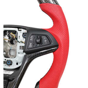 Carbon Fiber Steering <b>Wheel</b> For Toyota Prado Land Cruiser 3 <b>Spoke</b> Racing Style With Led Logo Projector - Product Image 5