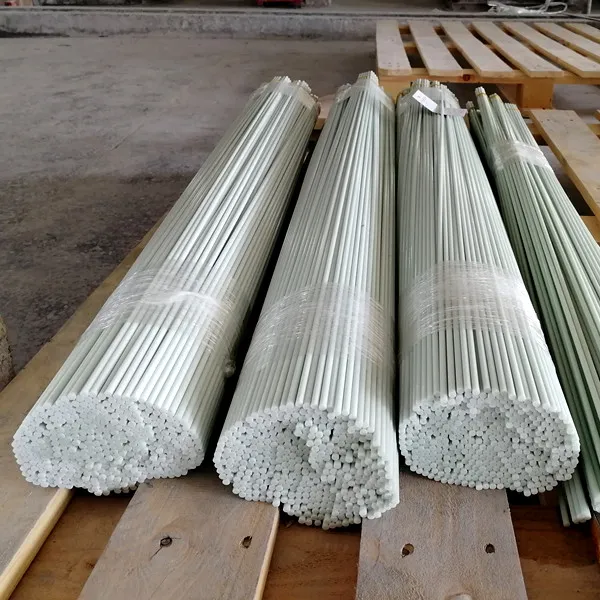 Glass fiber natural color high strength rods flexible round sticks fiberglass stake