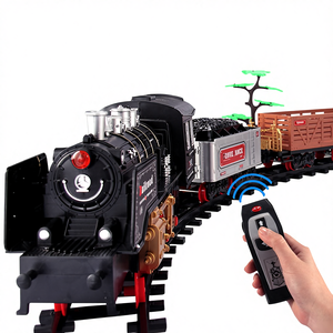 <span class=keywords><strong>Train</strong></span> <span class=keywords><strong>électrique</strong></span> télécommandé <span class=keywords><strong>avec</strong></span> effets sonores et lumineux, jouet cadeau - Product Image 1