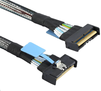 Cable Adaptador de Conexión de Servidor Slimline SAS MCIO SFF-8654 8I 50 74P de Cobre PCIe a MCIO 8654