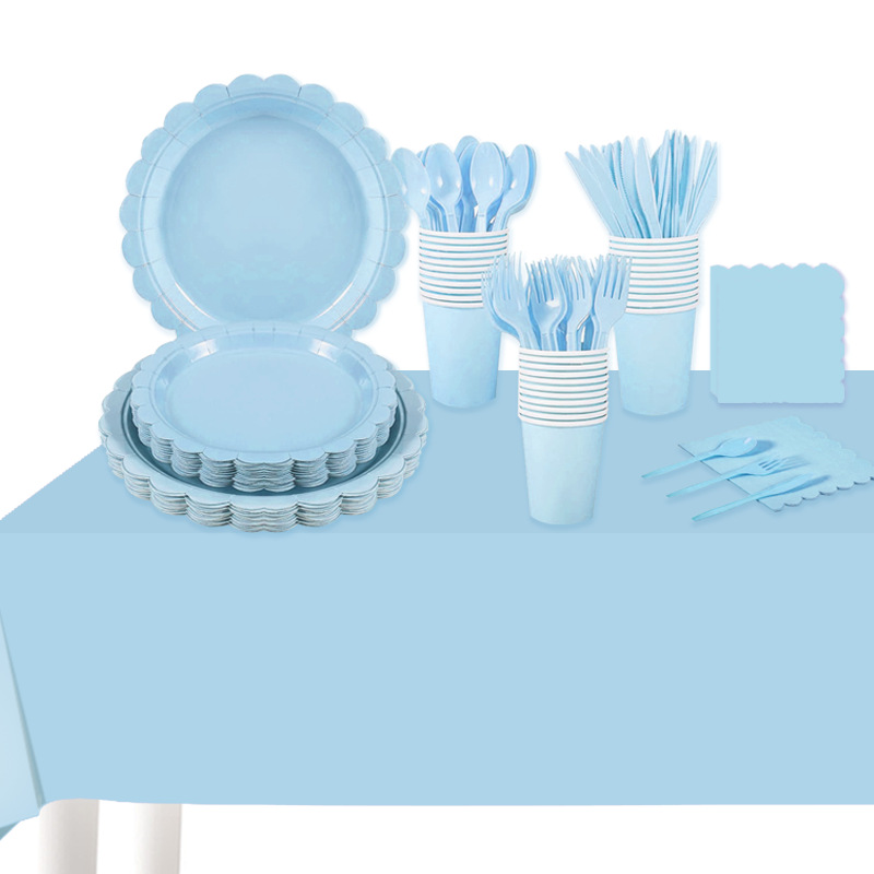 สีฟ้าอ่อน สำหรับ 10 ท่าน