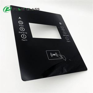 Bon prix écologique taille personnalisée panneau en verre trempé noir clair sérigraphie structure solide thérapie des pieds - Product Image 2